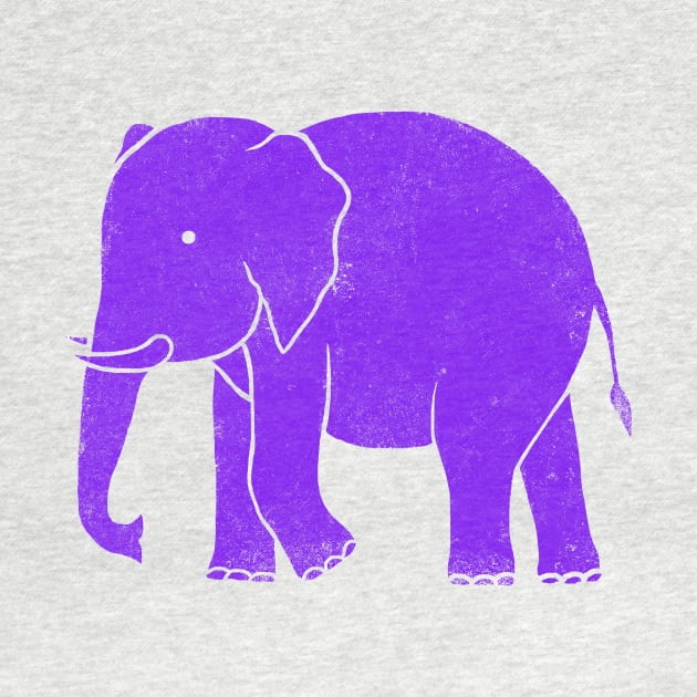 Purple Elephant by Terry Fan